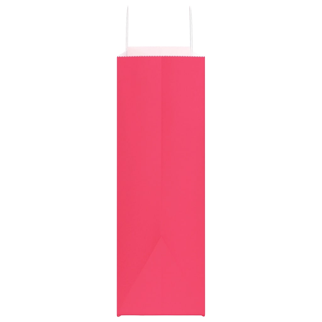 Papieren zakken 50 st met hengsels 54x15x49 cm roze is nu te koop bij PeponiXL, paradijselijk wonen!