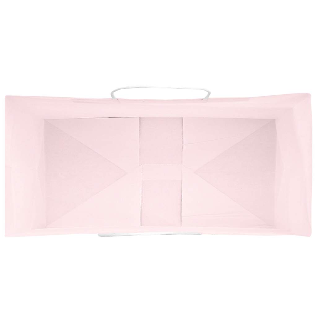 Papieren zakken 250 st met hengsels 18x8x22 cm roze is nu te koop bij PeponiXL, paradijselijk wonen!