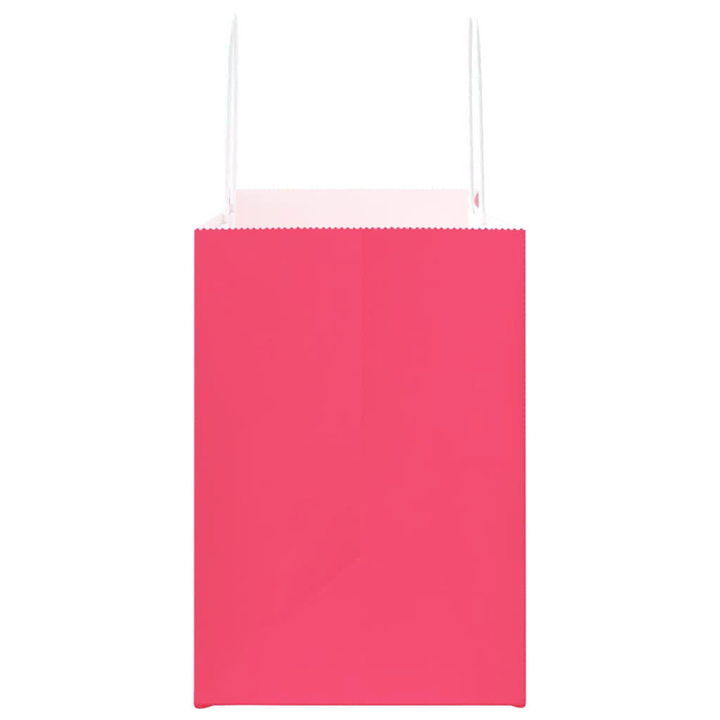 Papieren zakken 250 st met hengsels 32x17x25 cm roze is nu te koop bij PeponiXL, paradijselijk wonen!