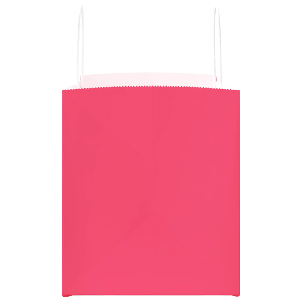 Papieren zakken 250 st met hengsels 32x22x24 cm roze is nu te koop bij PeponiXL, paradijselijk wonen!