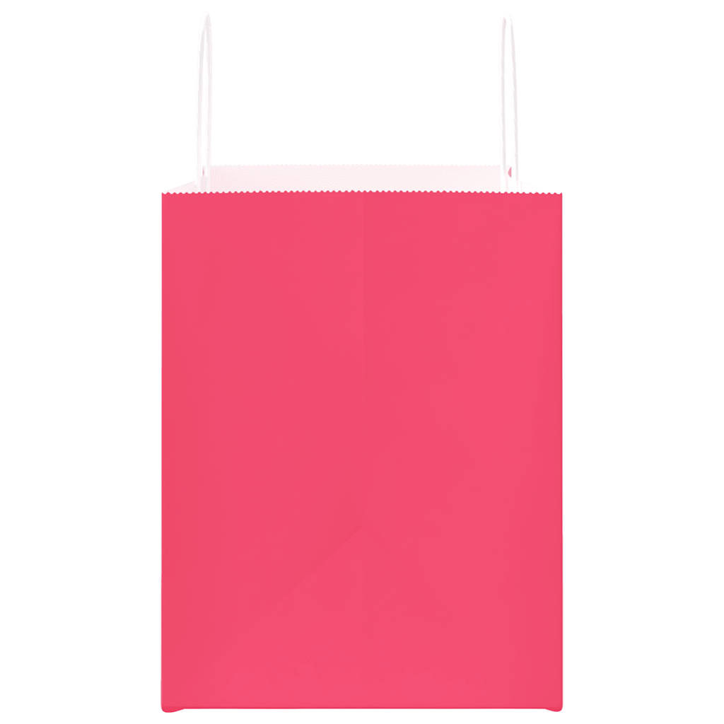 Papieren zakken 250 st met hengsels 32x22x28 cm roze is nu te koop bij PeponiXL, paradijselijk wonen!