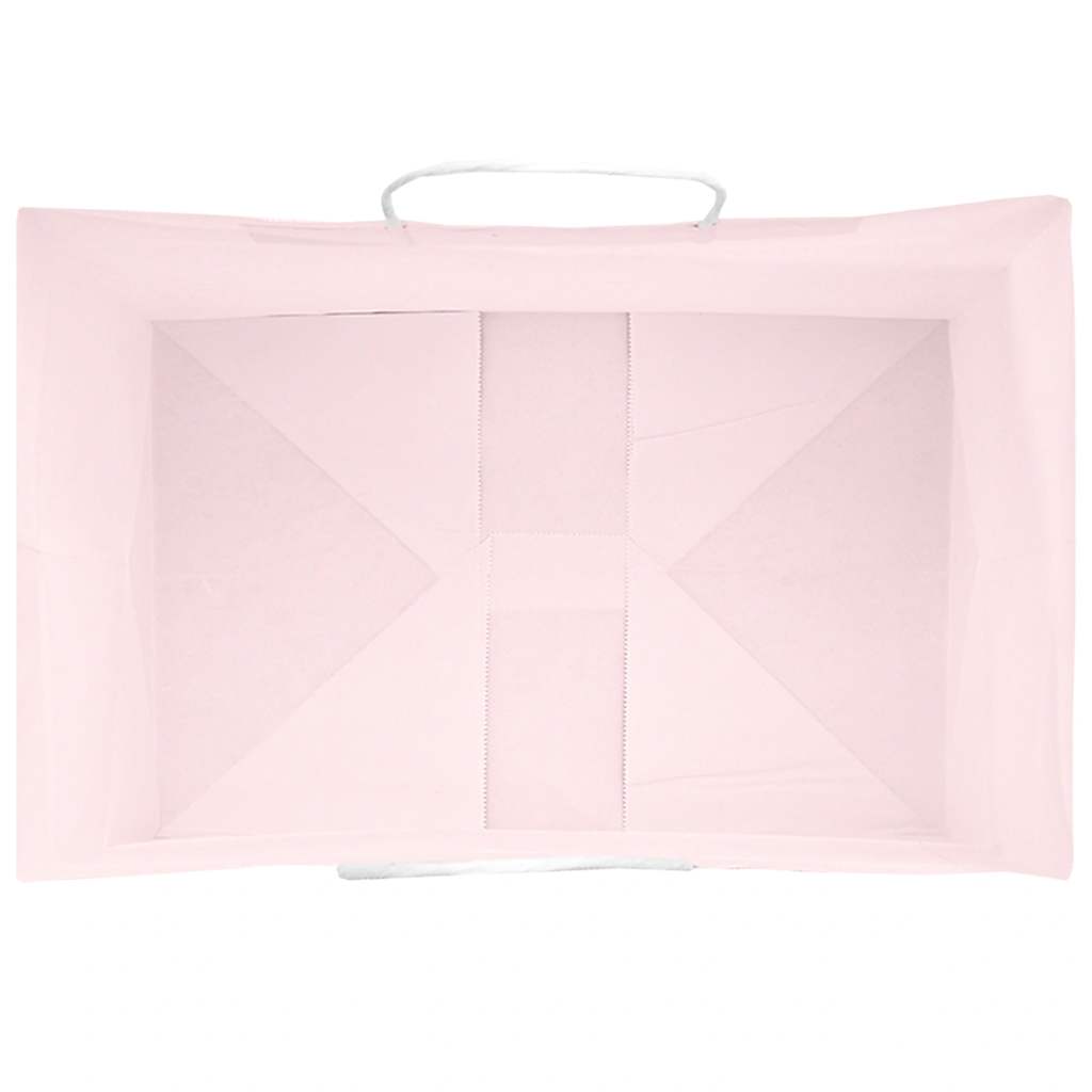 Papieren zakken 250 st met hengsels 32x22x28 cm roze is nu te koop bij PeponiXL, paradijselijk wonen!