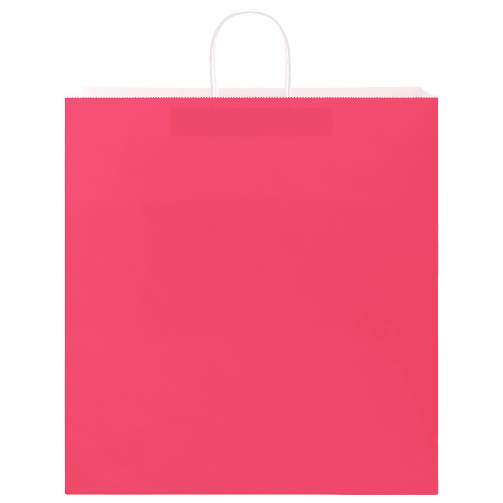 Papieren zakken 250 st met hengsels 45x17x48 cm roze is nu te koop bij PeponiXL, paradijselijk wonen!