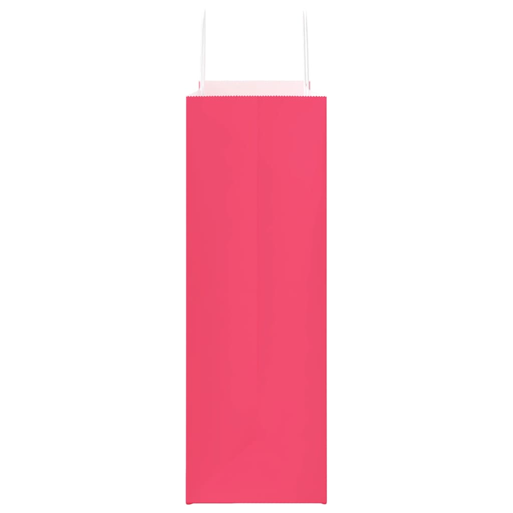 Papieren zakken 250 st met hengsels 45x17x48 cm roze is nu te koop bij PeponiXL, paradijselijk wonen!