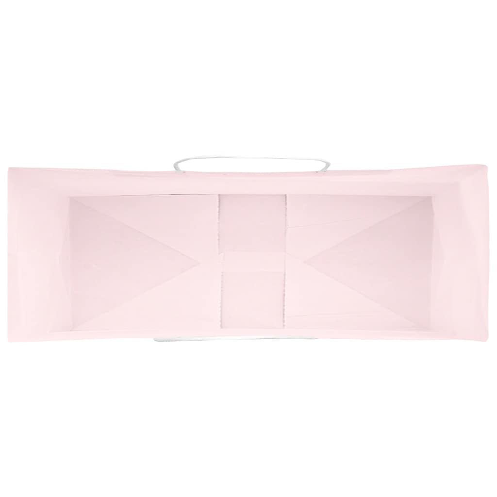 Papieren zakken 250 st met hengsels 45x17x48 cm roze is nu te koop bij PeponiXL, paradijselijk wonen!