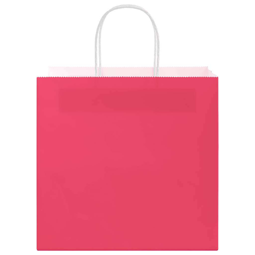 Papieren zakken 250 st met hengsels 54x15x49 cm roze is nu te koop bij PeponiXL, paradijselijk wonen!