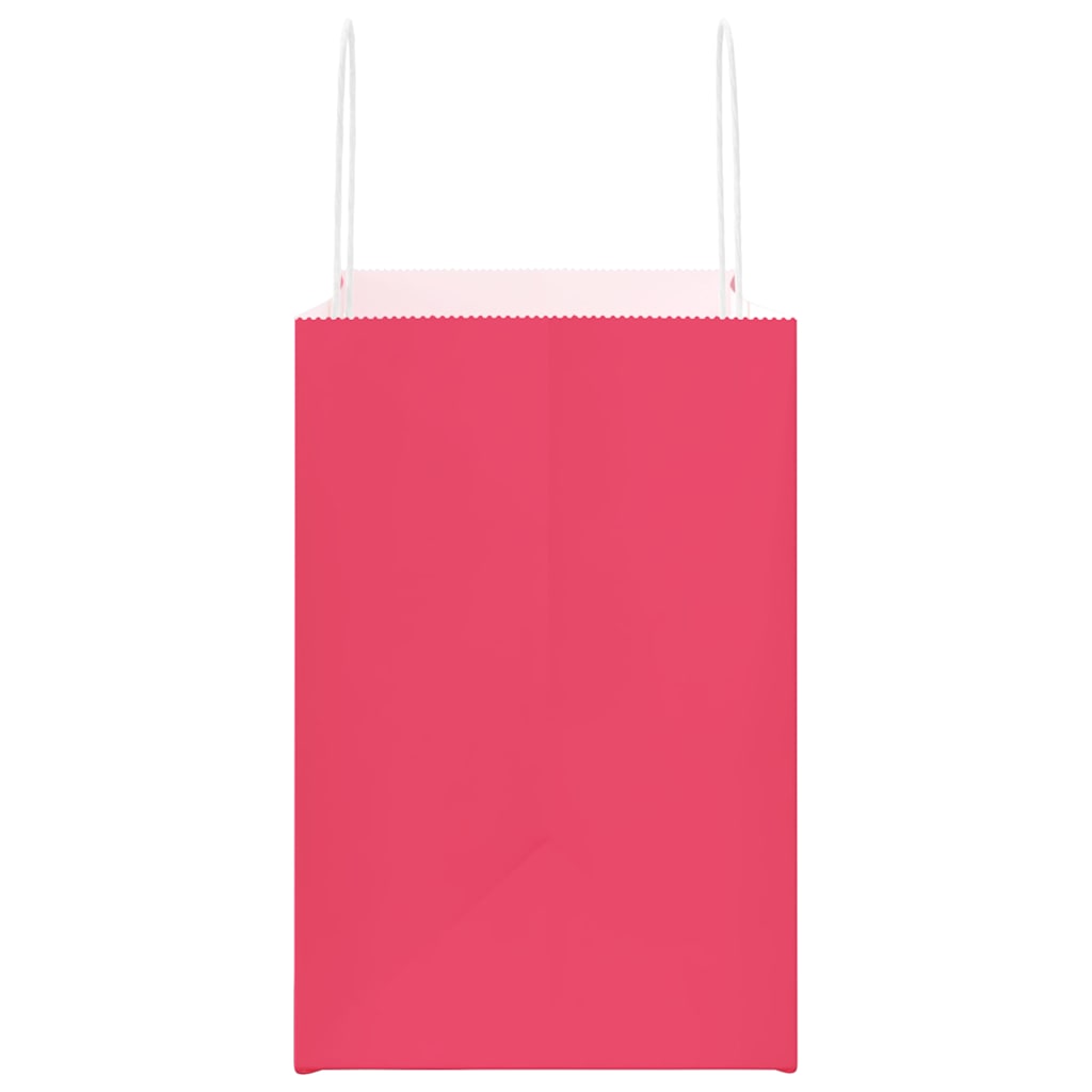 Papieren zakken 250 st met hengsels 54x15x49 cm roze is nu te koop bij PeponiXL, paradijselijk wonen!
