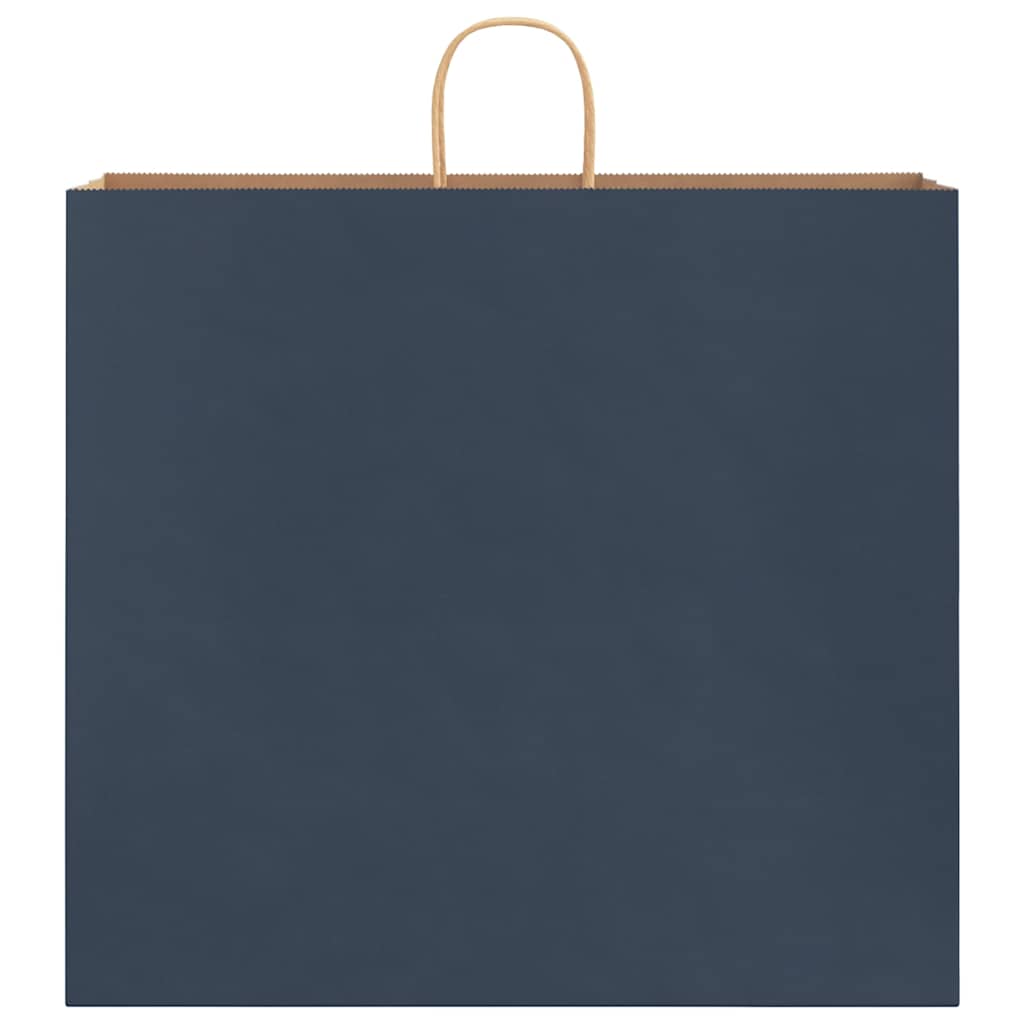 Papieren zakken 250 st met hengsels 54x15x49 cm blauw is nu te koop bij PeponiXL, paradijselijk wonen!