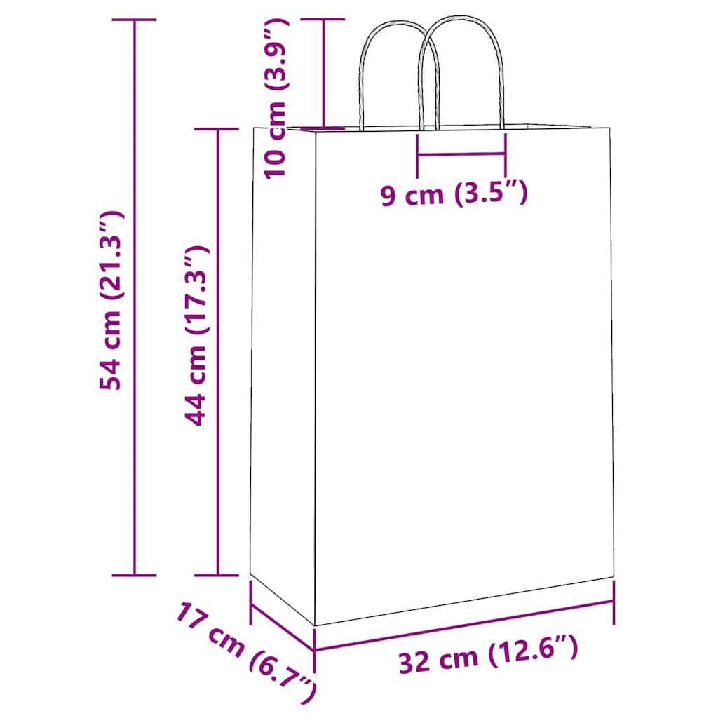 Papieren zakken 250 st met hengsels 32x17x44 cm groen is nu te koop bij PeponiXL, paradijselijk wonen!