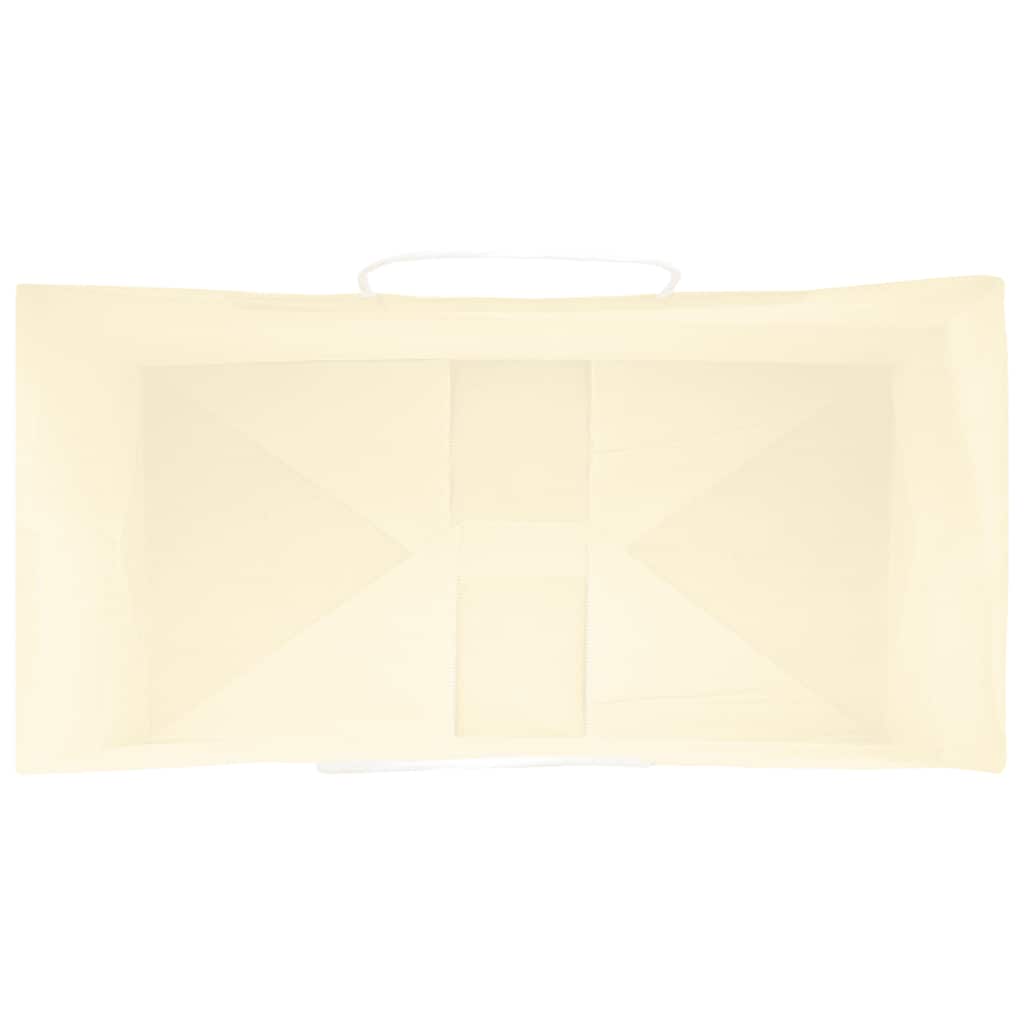 Papieren zakken 50 st met hengsels 32x17x44 cm geel is nu te koop bij PeponiXL, paradijselijk wonen!
