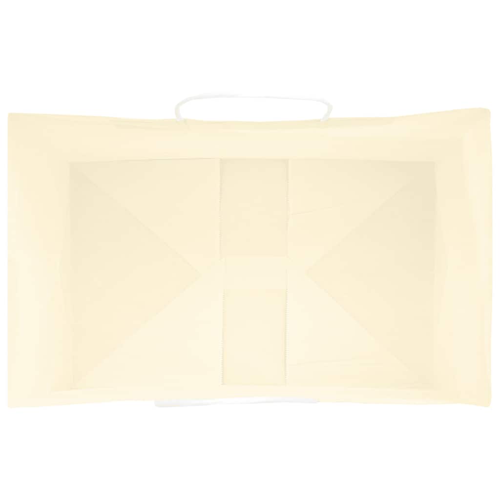 Papieren zakken 250 st met hengsels 26x17x25 cm geel is nu te koop bij PeponiXL, paradijselijk wonen!