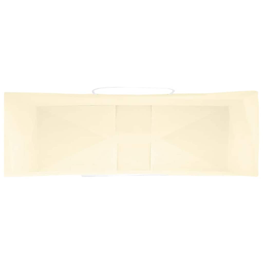 Papieren zakken 250 st met hengsels 32x12x42 cm geel is nu te koop bij PeponiXL, paradijselijk wonen!
