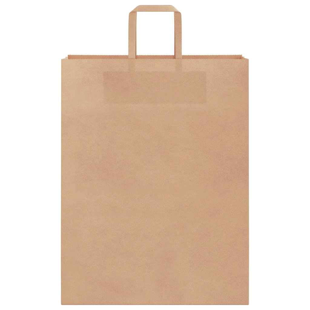 Papieren zakken 50 st met hengsels 32x12x42 cm bruin is nu te koop bij PeponiXL, paradijselijk wonen!