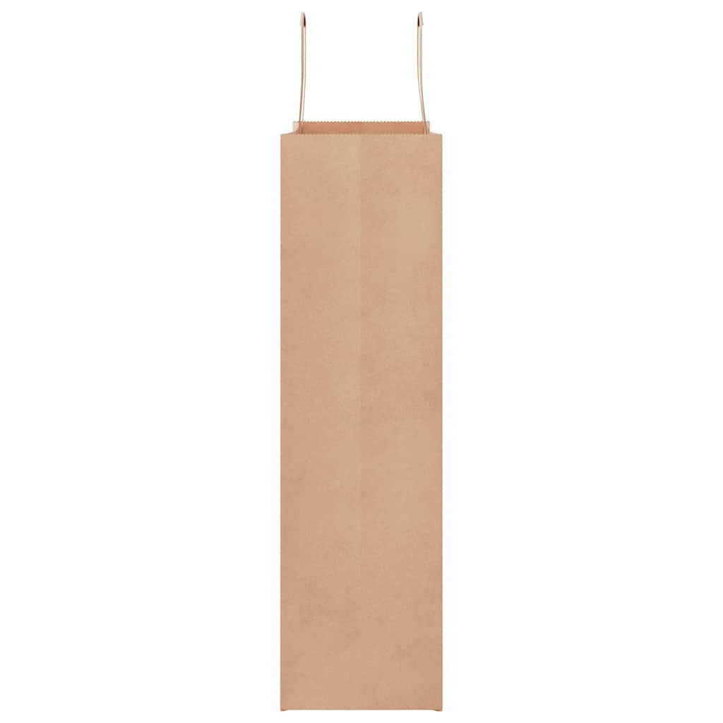 Papieren zakken 50 st met hengsels 32x12x42 cm bruin is nu te koop bij PeponiXL, paradijselijk wonen!