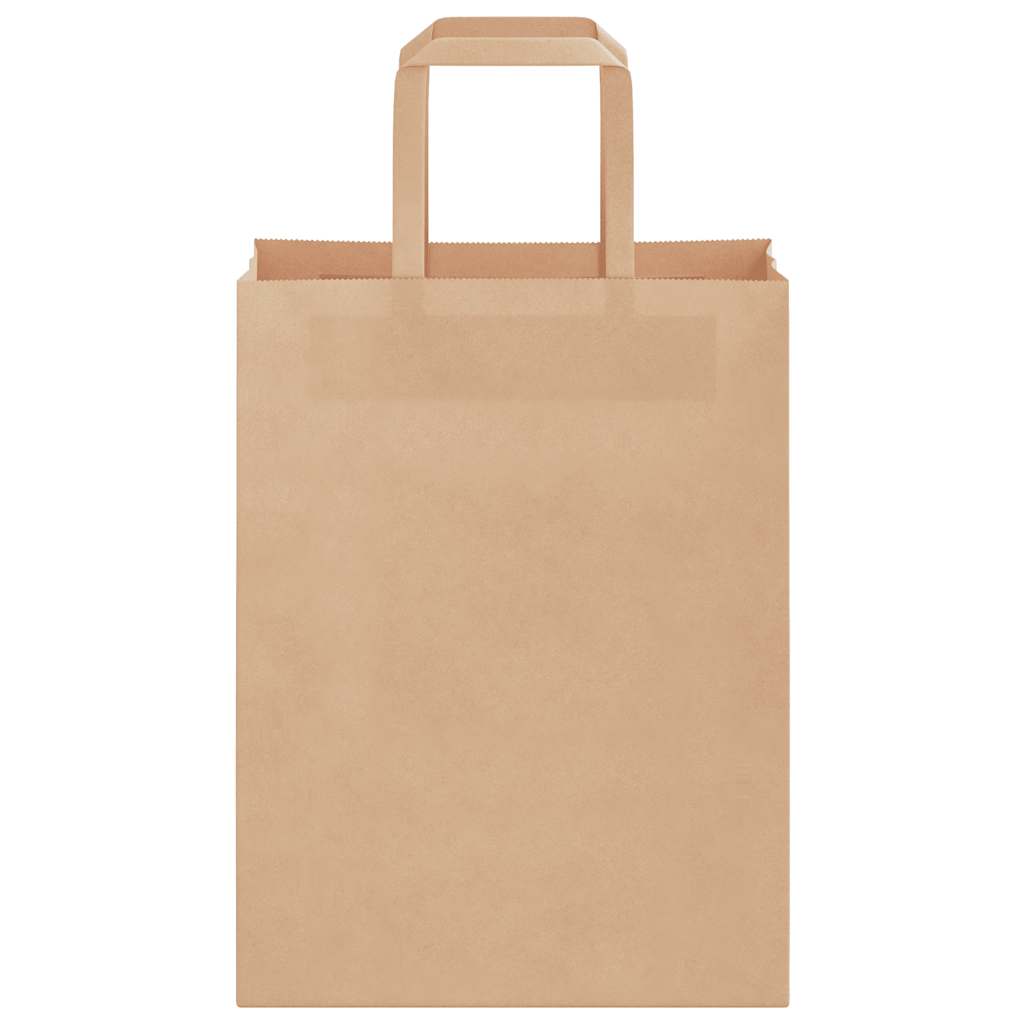 Papieren zakken 250 st met hengsels 21x11x28 cm bruin is nu te koop bij PeponiXL, paradijselijk wonen!