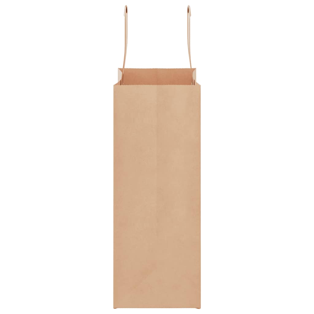 Papieren zakken 250 st met hengsels 21x11x28 cm bruin is nu te koop bij PeponiXL, paradijselijk wonen!