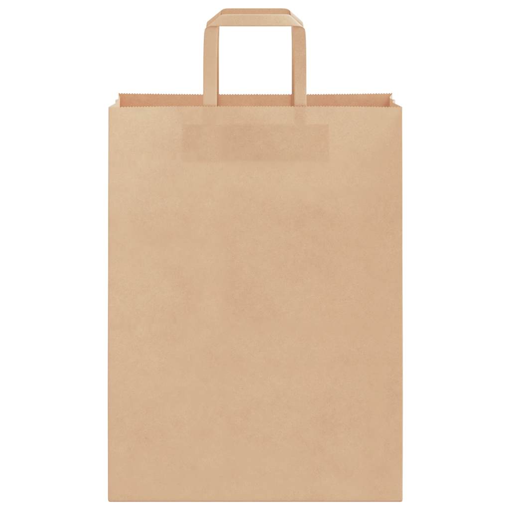 Papieren zakken 250 st met hengsels 26x12x35 cm bruin is nu te koop bij PeponiXL, paradijselijk wonen!