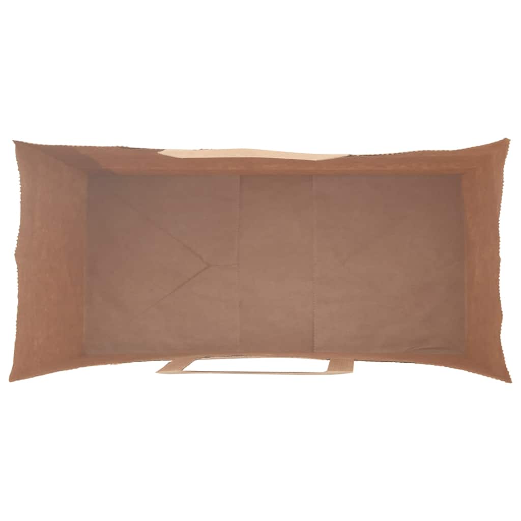 Papieren zakken 250 st met hengsels 26x12x35 cm bruin is nu te koop bij PeponiXL, paradijselijk wonen!