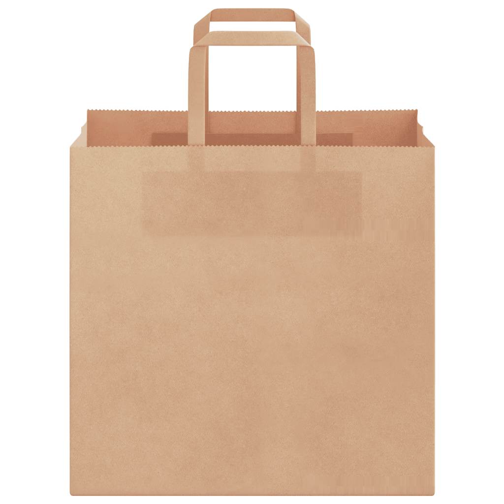 Papieren zakken 250 st met hengsels 26x17x25 cm bruin is nu te koop bij PeponiXL, paradijselijk wonen!