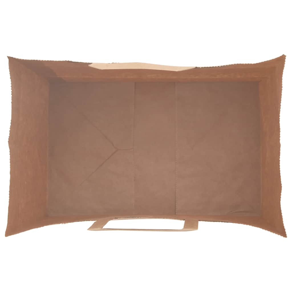 Papieren zakken 250 st met hengsels 26x17x25 cm bruin is nu te koop bij PeponiXL, paradijselijk wonen!