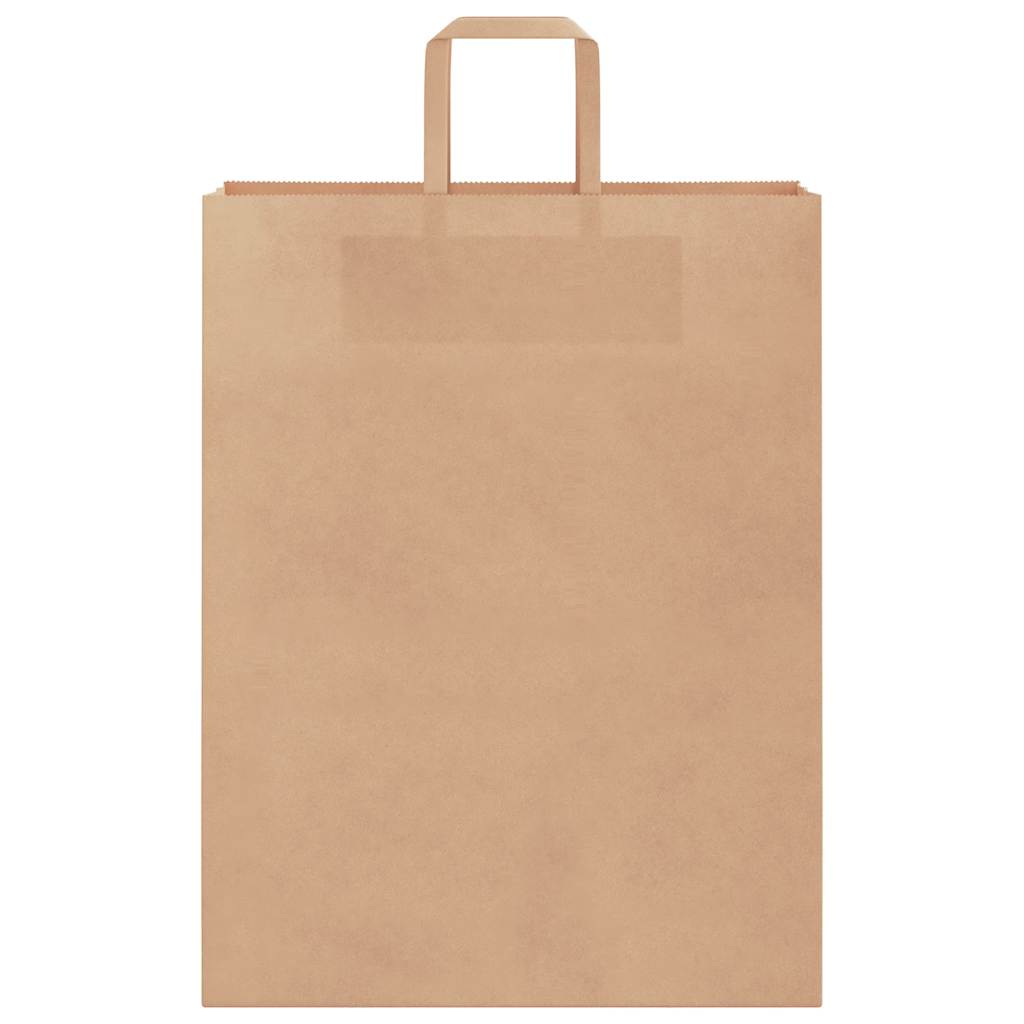 Papieren zakken 250 st met hengsels 32x12x42 cm bruin is nu te koop bij PeponiXL, paradijselijk wonen!