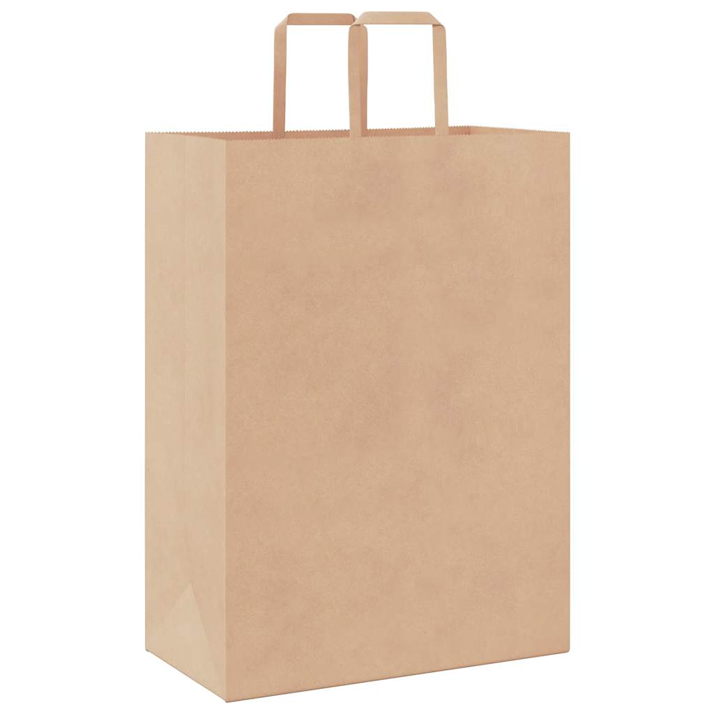Papieren zakken 250 st met hengsels 32x17x44 cm bruin is nu te koop bij PeponiXL, paradijselijk wonen!