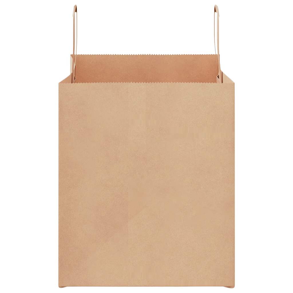 Papieren zakken 250 st met hengsels 32x22x24 cm bruin is nu te koop bij PeponiXL, paradijselijk wonen!