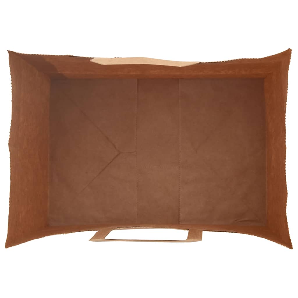 Papieren zakken 250 st met hengsels 32x22x24 cm bruin is nu te koop bij PeponiXL, paradijselijk wonen!