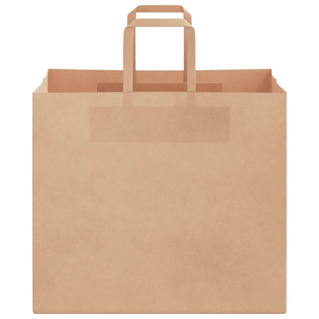 Papieren zakken 250 st met hengsels 32x22x28 cm bruin is nu te koop bij PeponiXL, paradijselijk wonen!