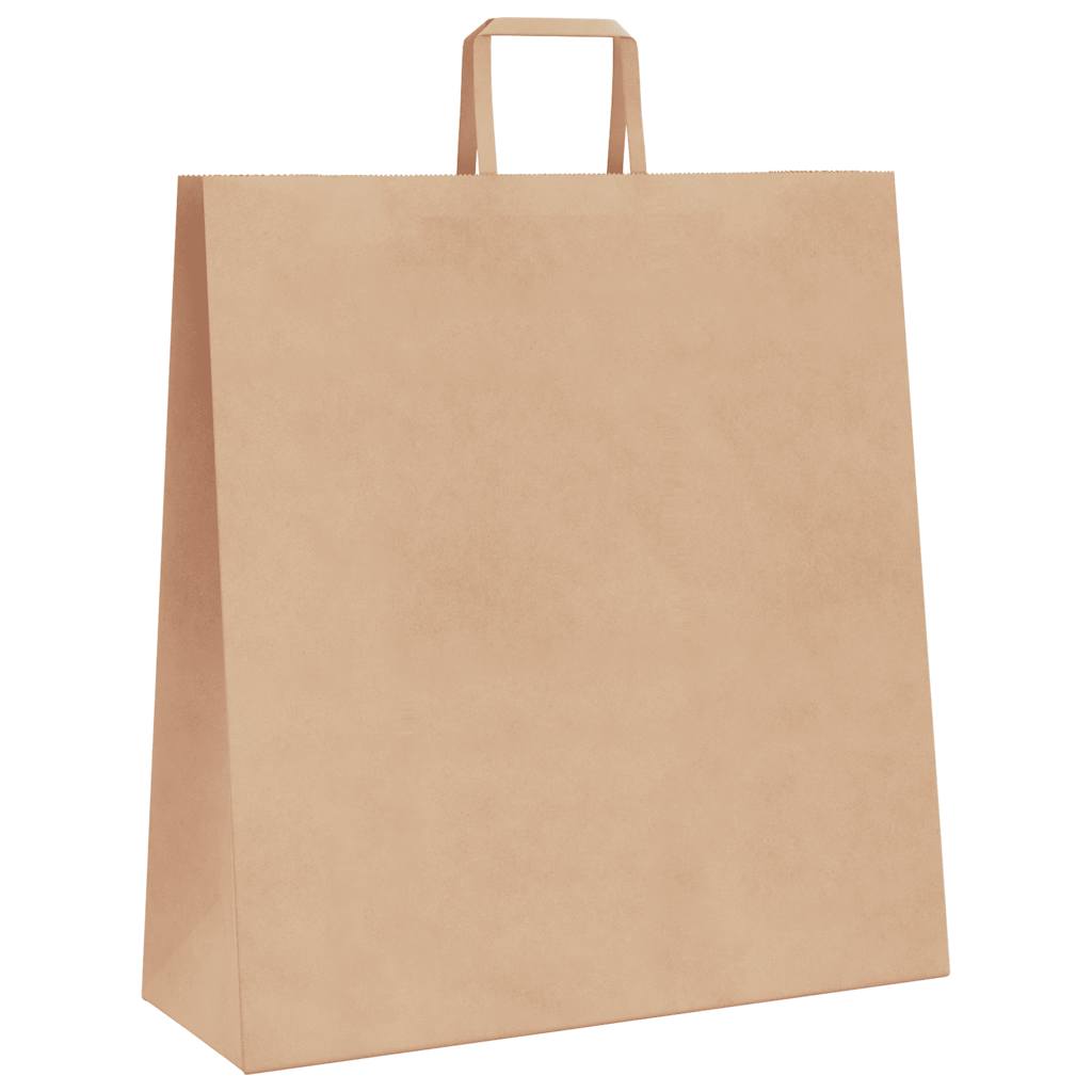 Papieren zakken 250 st met hengsels 45x17x48 cm bruin is nu te koop bij PeponiXL, paradijselijk wonen!