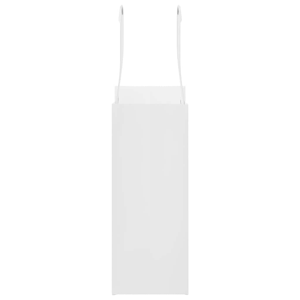 Papieren zakken 50 st met hengsels 15x8x21 cm wit is nu te koop bij PeponiXL, paradijselijk wonen!