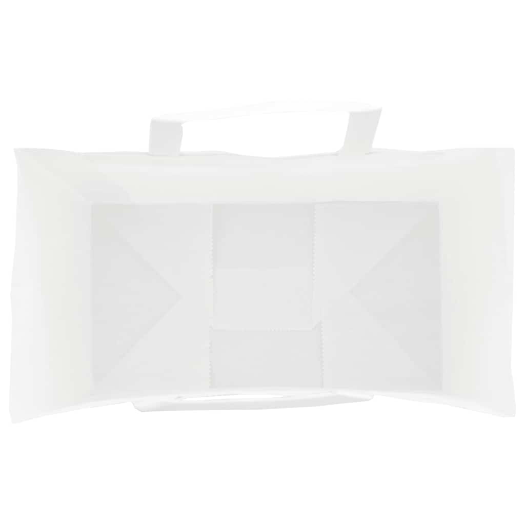 Papieren zakken 50 st met hengsels 15x8x21 cm wit is nu te koop bij PeponiXL, paradijselijk wonen!