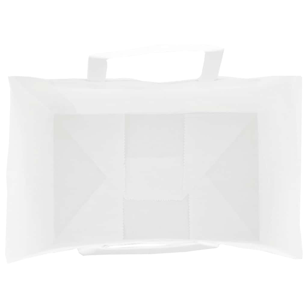 Papieren zakken 50 st met hengsels 26x17x25 cm wit is nu te koop bij PeponiXL, paradijselijk wonen!