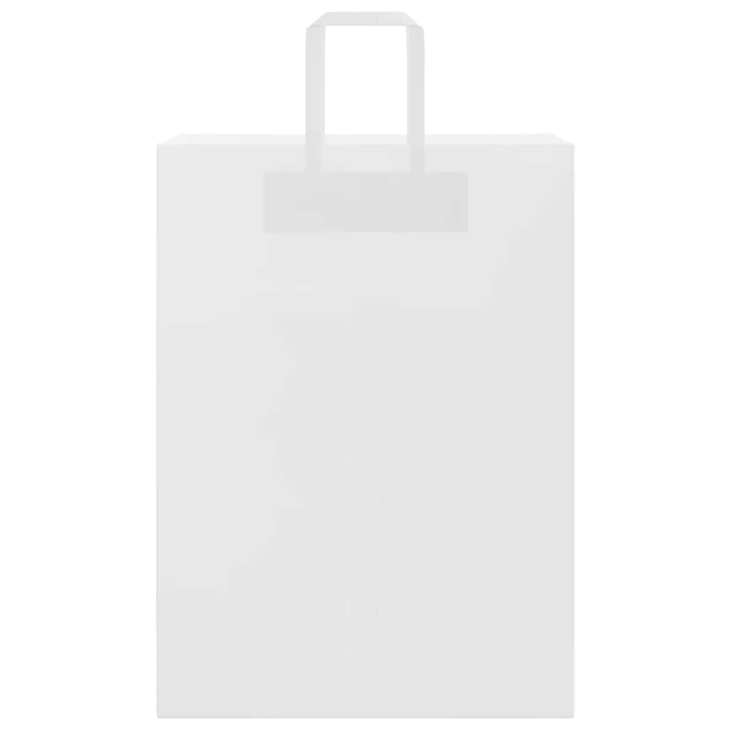 Papieren zakken 50 st met hengsels 32x17x44 cm wit is nu te koop bij PeponiXL, paradijselijk wonen!