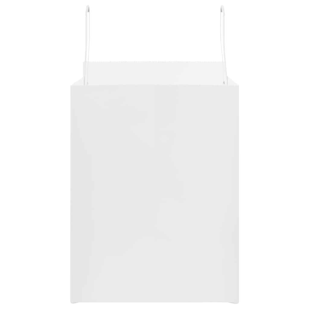 Papieren zakken 50 st met hengsels 32x22x28 cm wit is nu te koop bij PeponiXL, paradijselijk wonen!