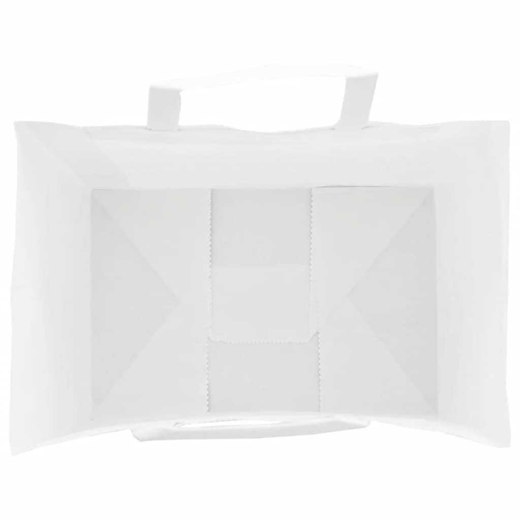 Papieren zakken 50 st met hengsels 32x22x28 cm wit is nu te koop bij PeponiXL, paradijselijk wonen!