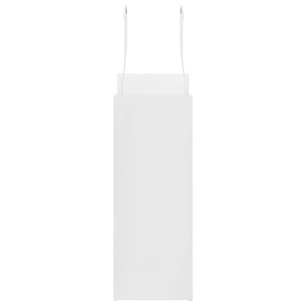 Papieren zakken 250 st met hengsels 18x8x22 cm wit is nu te koop bij PeponiXL, paradijselijk wonen!