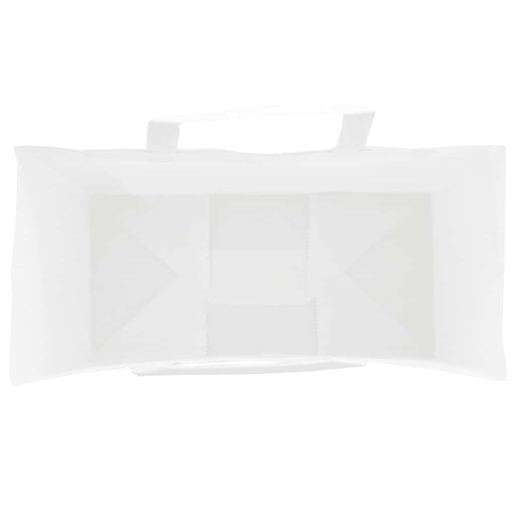 Papieren zakken 250 st met hengsels 18x8x22 cm wit is nu te koop bij PeponiXL, paradijselijk wonen!