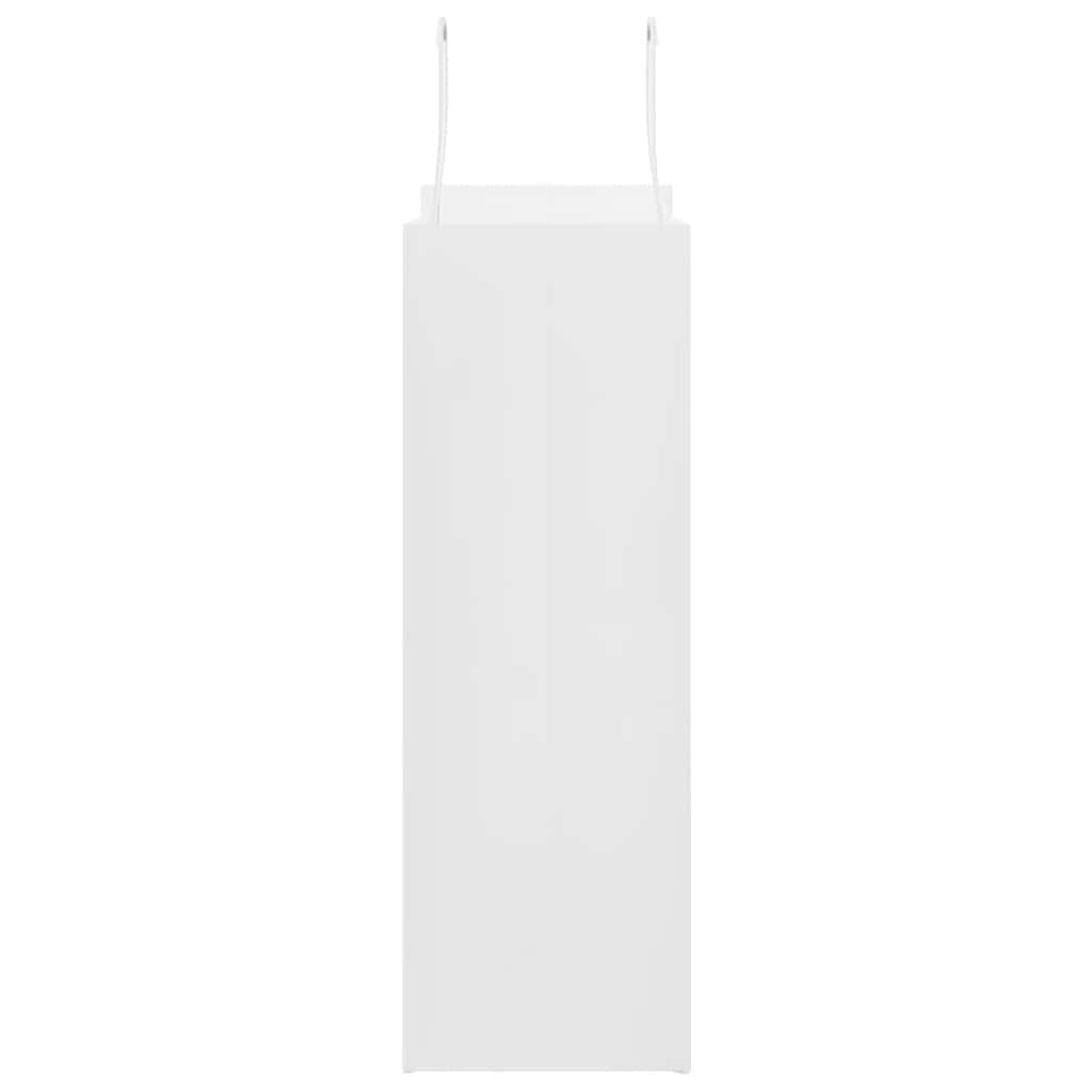 Papieren zakken 250 st met hengsels 26x12x35 cm wit is nu te koop bij PeponiXL, paradijselijk wonen!