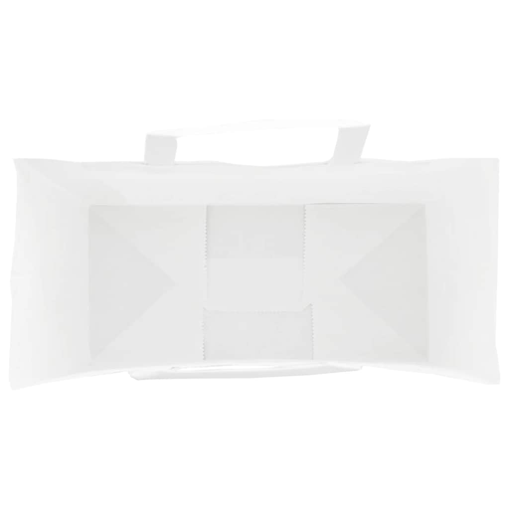 Papieren zakken 250 st met hengsels 26x12x35 cm wit is nu te koop bij PeponiXL, paradijselijk wonen!
