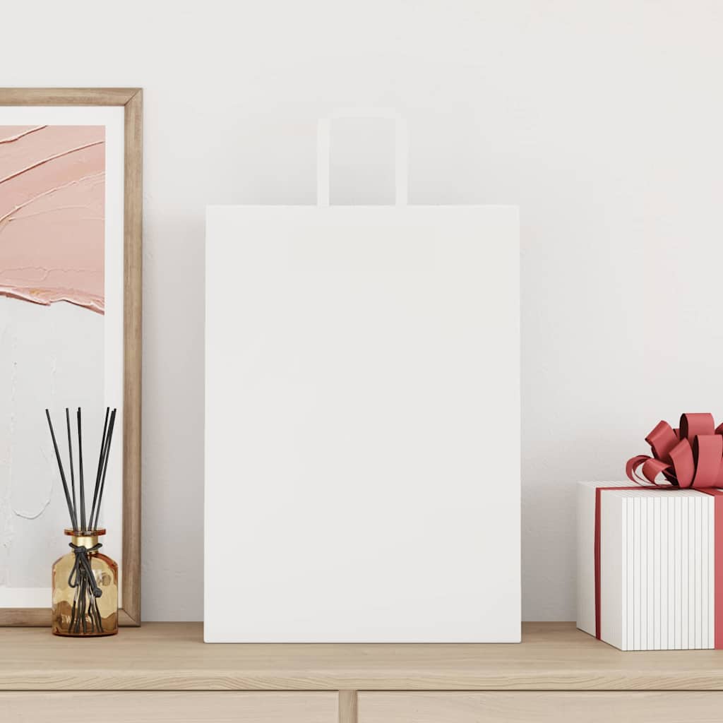 Papieren zakken 250 st met hengsels 32x17x44 cm wit is nu te koop bij PeponiXL, paradijselijk wonen!