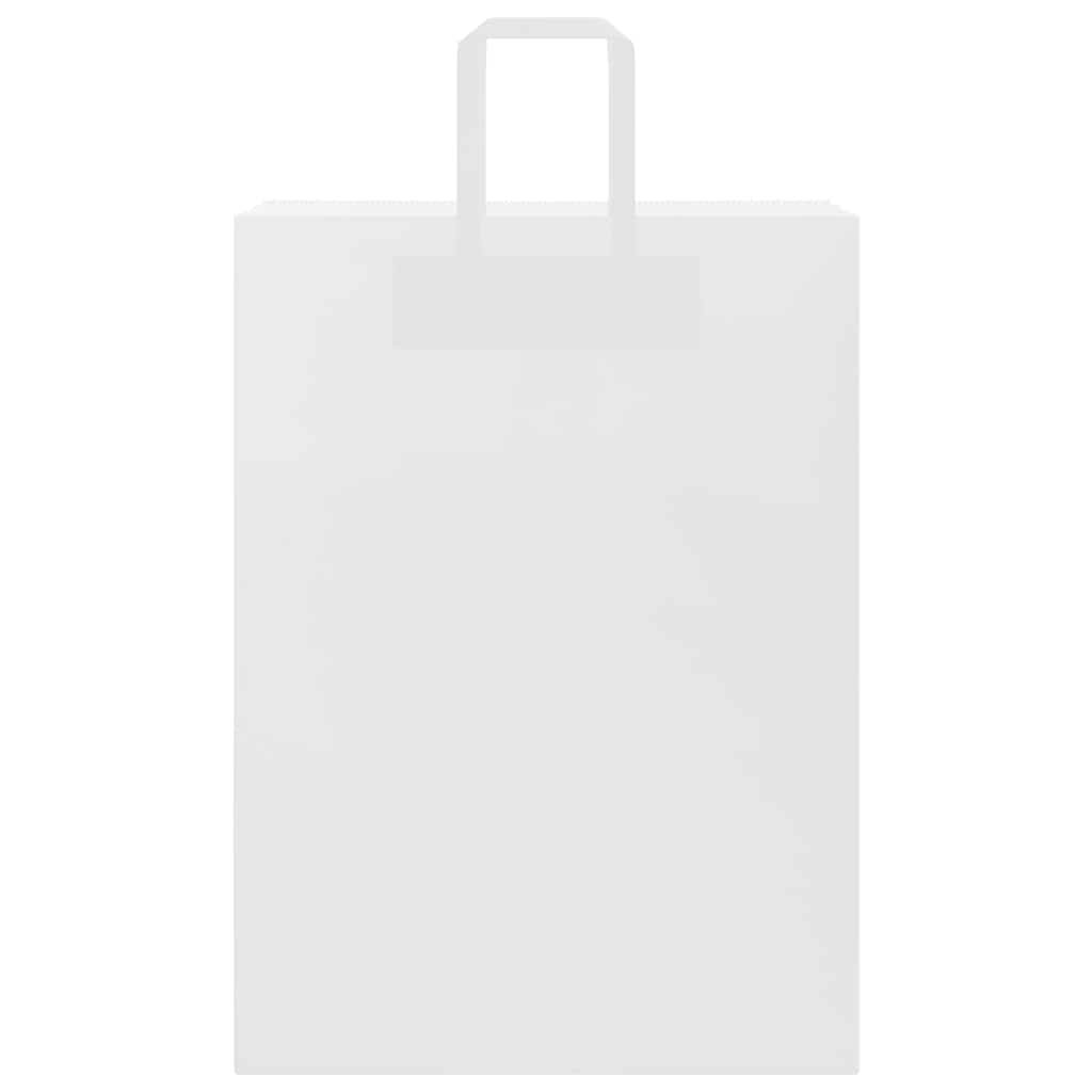 Papieren zakken 250 st met hengsels 32x17x44 cm wit is nu te koop bij PeponiXL, paradijselijk wonen!