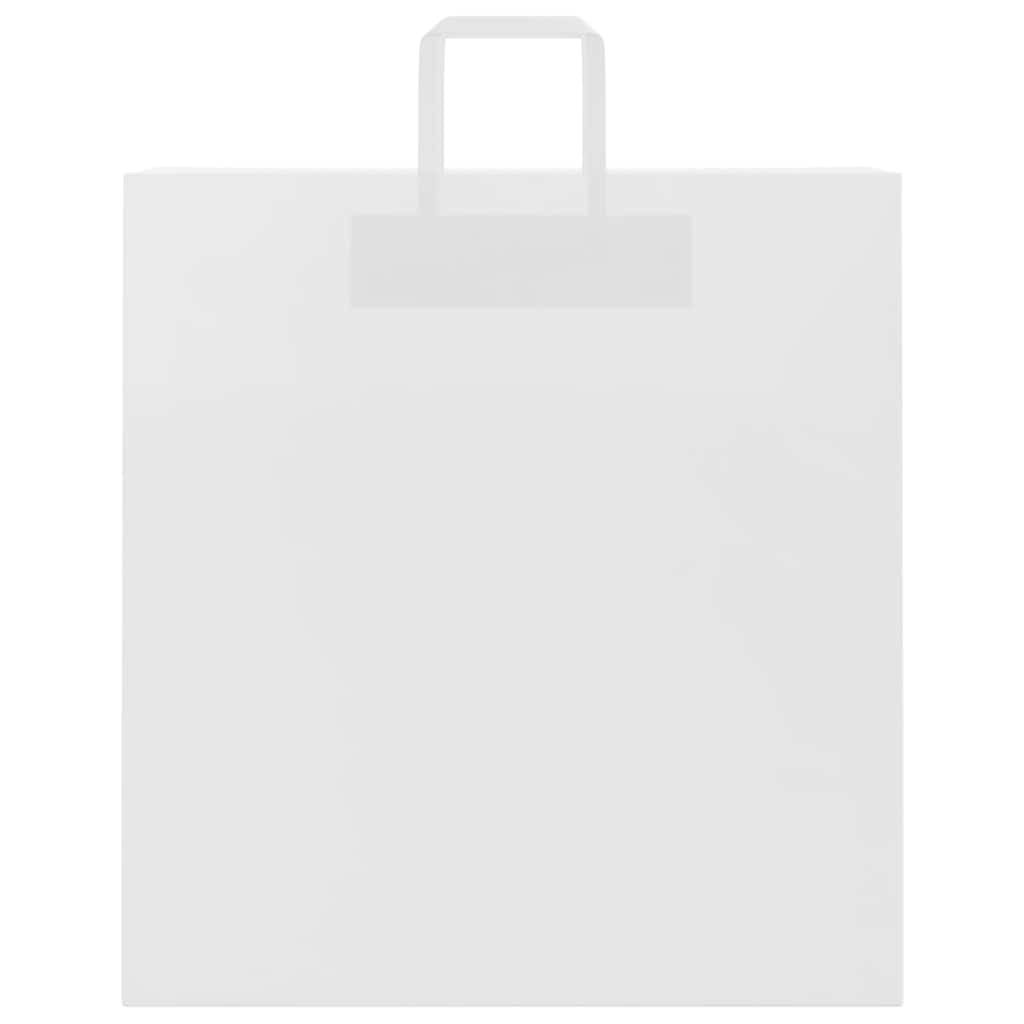 Papieren zakken 250 st met hengsels 45x17x48 cm wit is nu te koop bij PeponiXL, paradijselijk wonen!