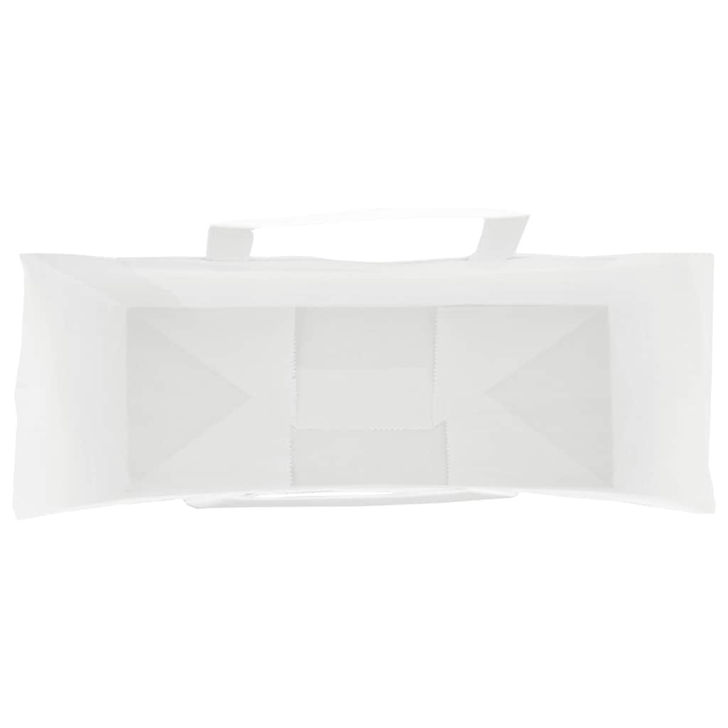 Papieren zakken 250 st met hengsels 45x17x48 cm wit is nu te koop bij PeponiXL, paradijselijk wonen!