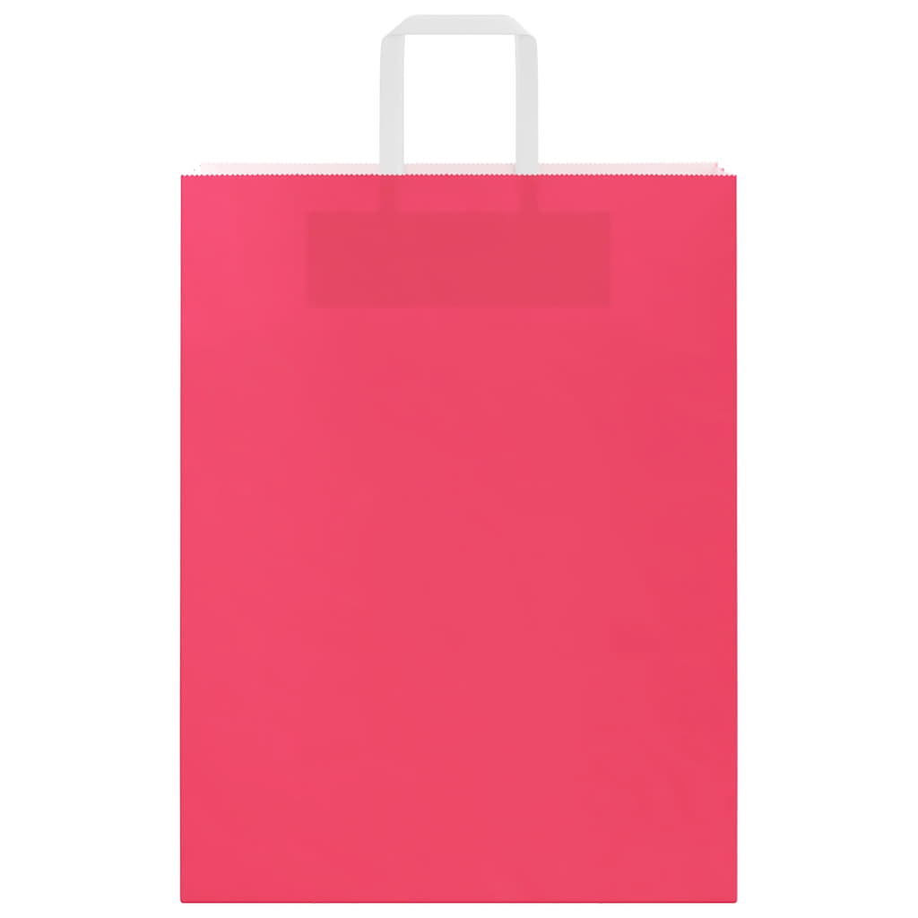 Papieren zakken 50 st met hengsels 32x12x42 cm roze is nu te koop bij PeponiXL, paradijselijk wonen!