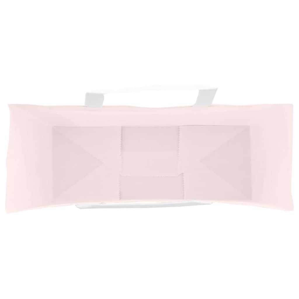 Papieren zakken 50 st met hengsels 45x17x48 cm roze is nu te koop bij PeponiXL, paradijselijk wonen!