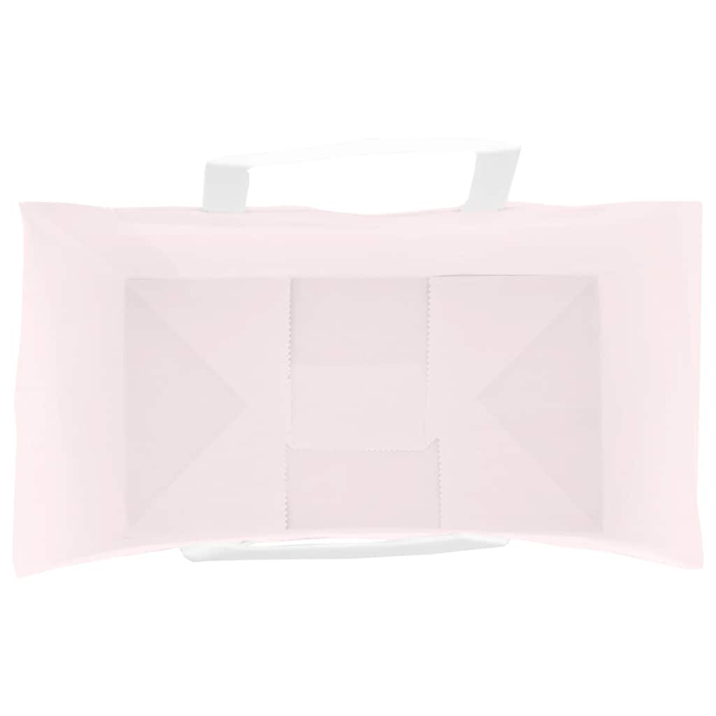 Papieren zakken 250 st met hengsels 15x8x21 cm roze is nu te koop bij PeponiXL, paradijselijk wonen!