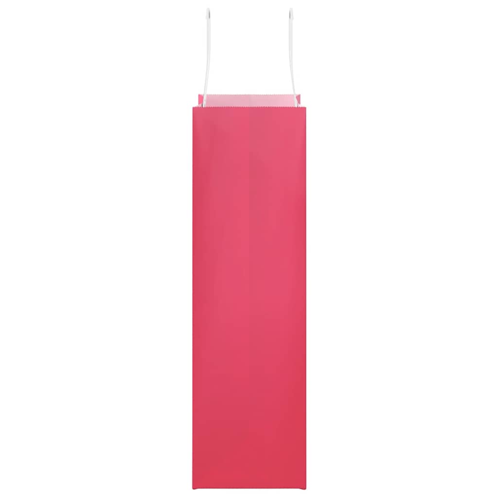 Papieren zakken 250 st met hengsels 21x11x36 cm roze is nu te koop bij PeponiXL, paradijselijk wonen!