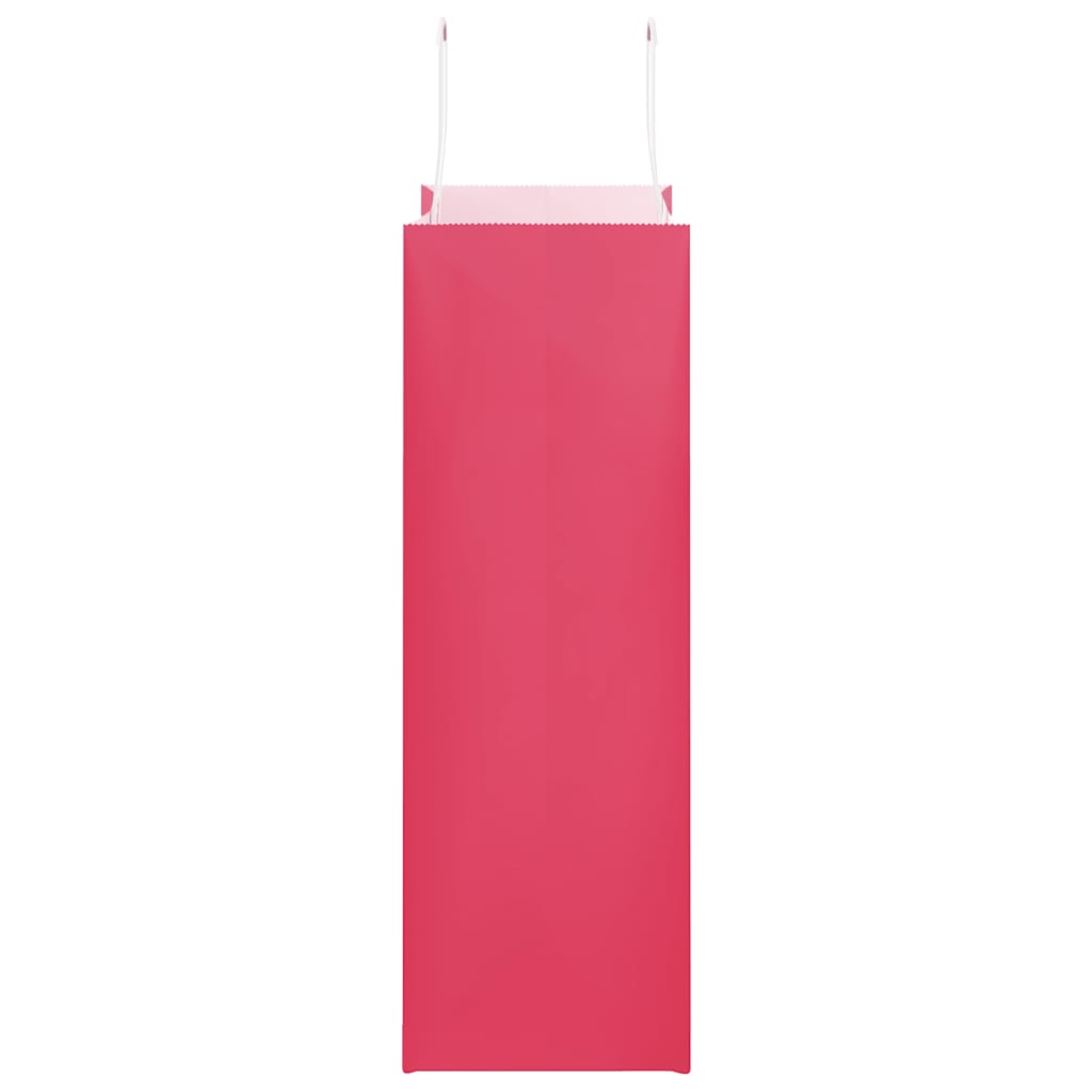 Papieren zakken 250 st met hengsels 26x12x35 cm roze is nu te koop bij PeponiXL, paradijselijk wonen!