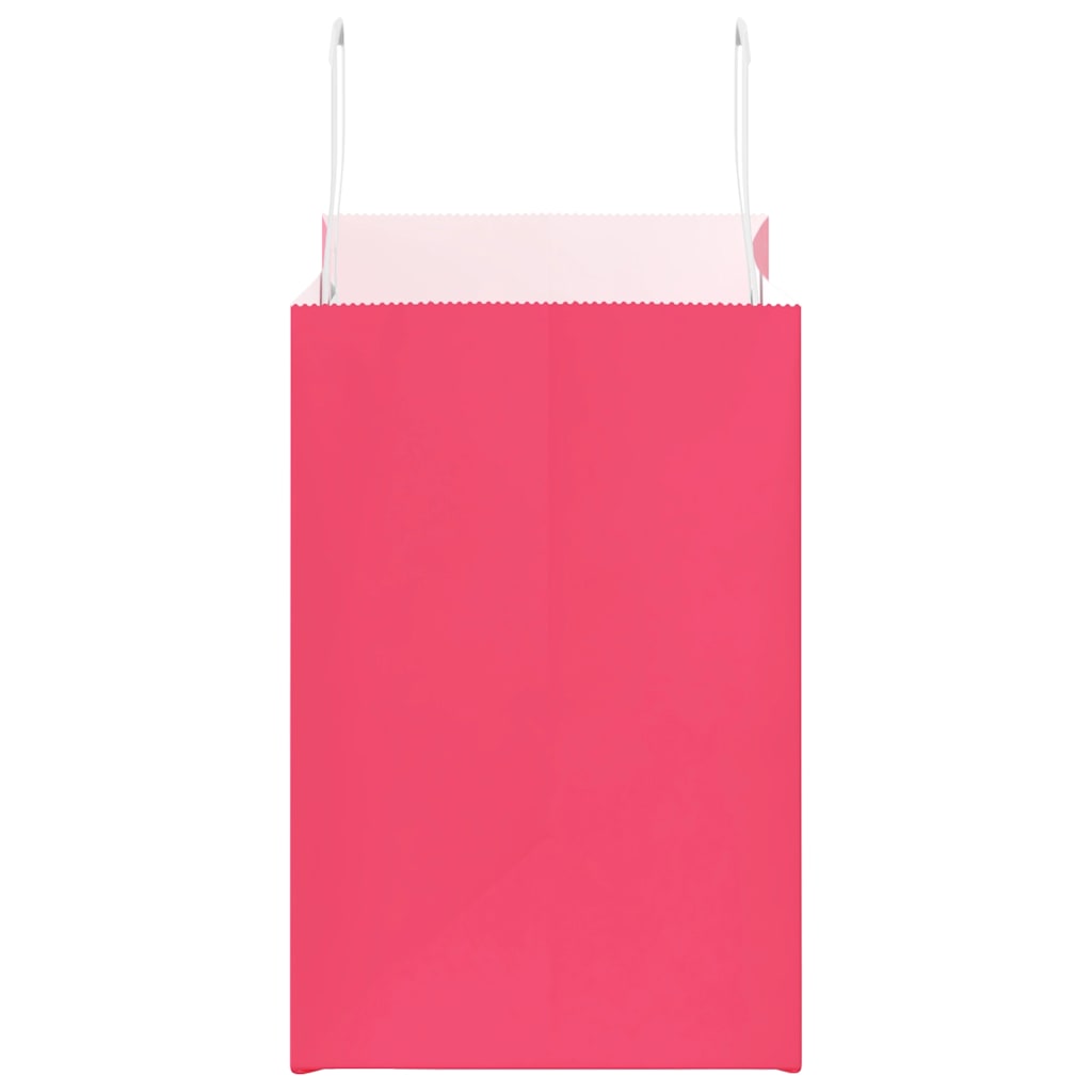 Papieren zakken 250 st met hengsels 26x17x25 cm roze is nu te koop bij PeponiXL, paradijselijk wonen!
